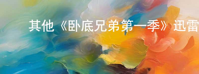 ﻿其他《卧底兄弟第一季》迅雷下载/在线观看/百度云-犯罪/历史载-美剧天堂 ﻿陈孝勇的blog